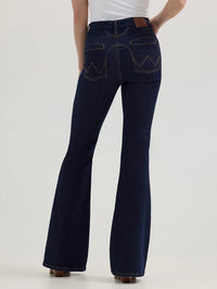 Wrangler Women's Bespoke High Rise Flare Jean in Adalyn