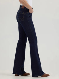 Wrangler Women's Bespoke High Rise Flare Jean in Adalyn