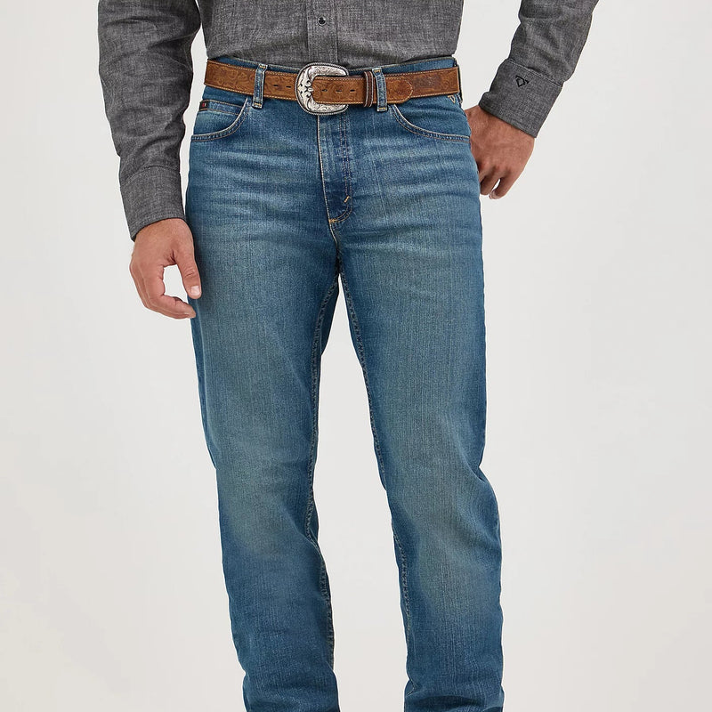 Wrangler 20X Men's Cody Johnson Advanced Comfort 01 Competition Regular Fit Jean in Blue Stone