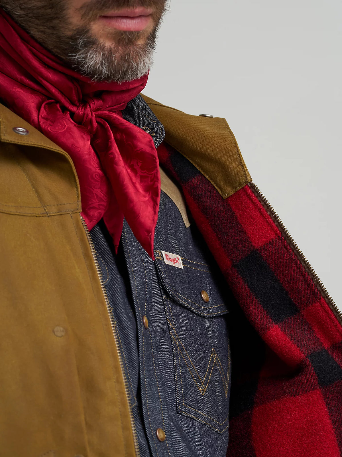 Wrangler x Filson Men's Adventure Jacket in Tan