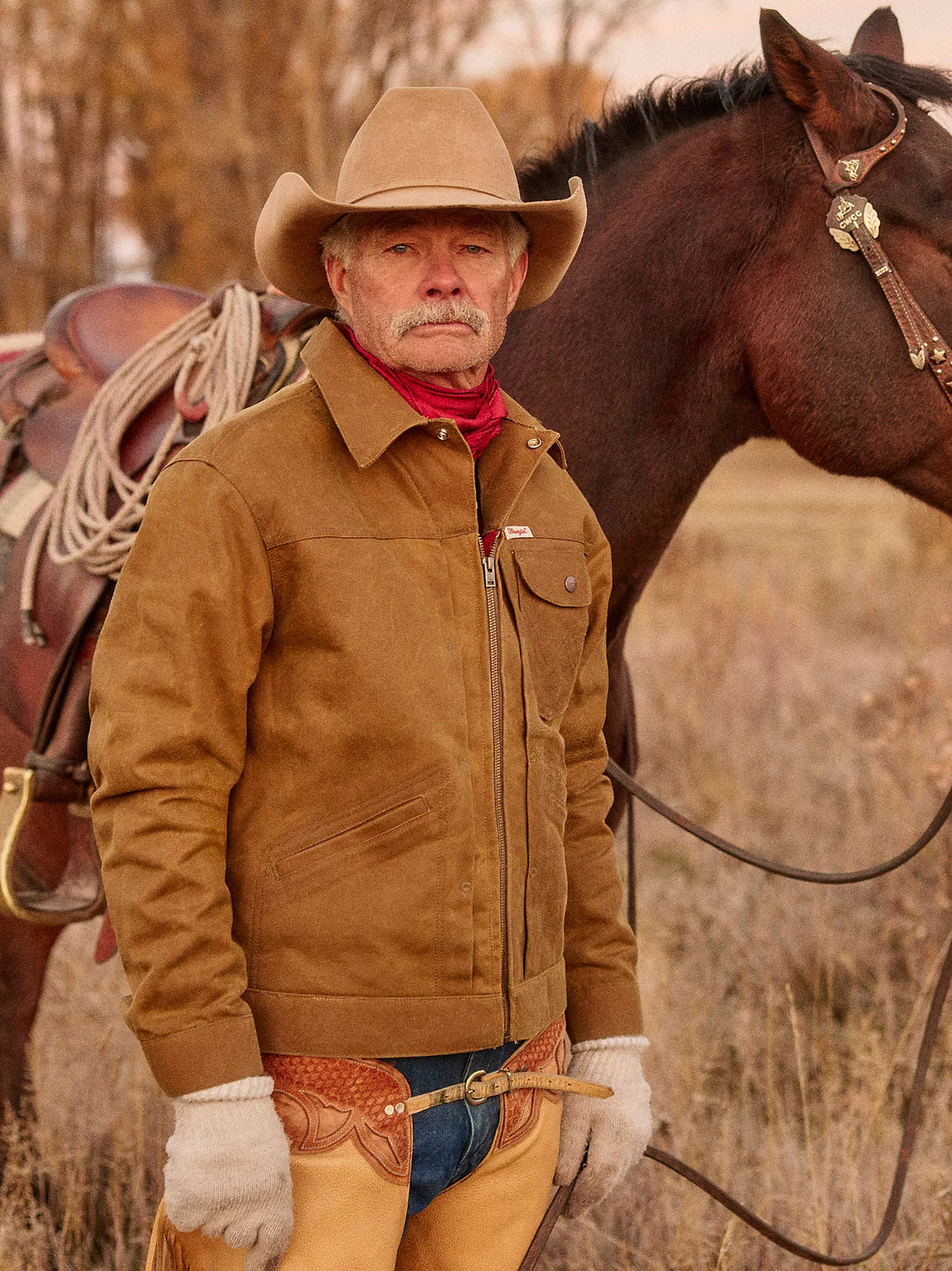 Wrangler x Filson Men's Adventure Jacket in Tan