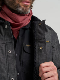 Wrangler x Filson Men's Denim Work Jacket in Black