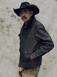 Wrangler x Filson Men's Denim Work Jacket in Black