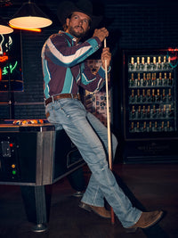 Wrangler Retro Men's Slim Fit Bootcut Jean in Northbound