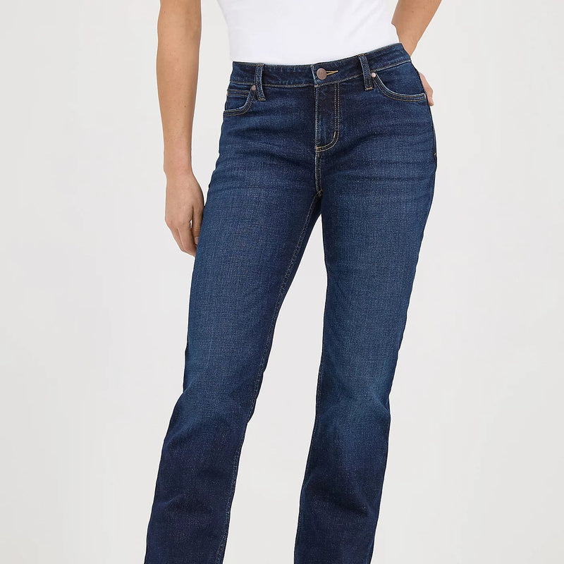 Wrangler Retro Women's Mae Mid Rise Bootcut Jean in Alayna