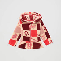 Wrangler Baby & Toddler Girl's Ruffle Hem Sherpa Zip Jacket in Pink