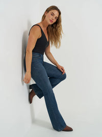 Wrangler Women's Bespoke High Rise Flare Jean in Raelyn