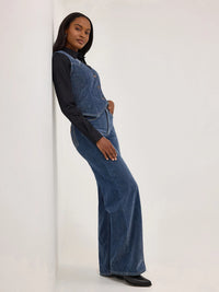 Wrangler Retro Women's Airy Denim Vest in Blue