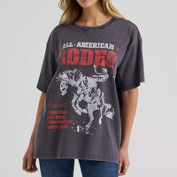 Wrangler Retro Women's All American Rodeo Oversized Tee in Phantom