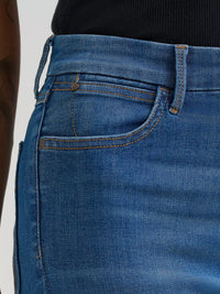 Wrangler Women's Bespoke High Rise Bootcut Jean in Pearl