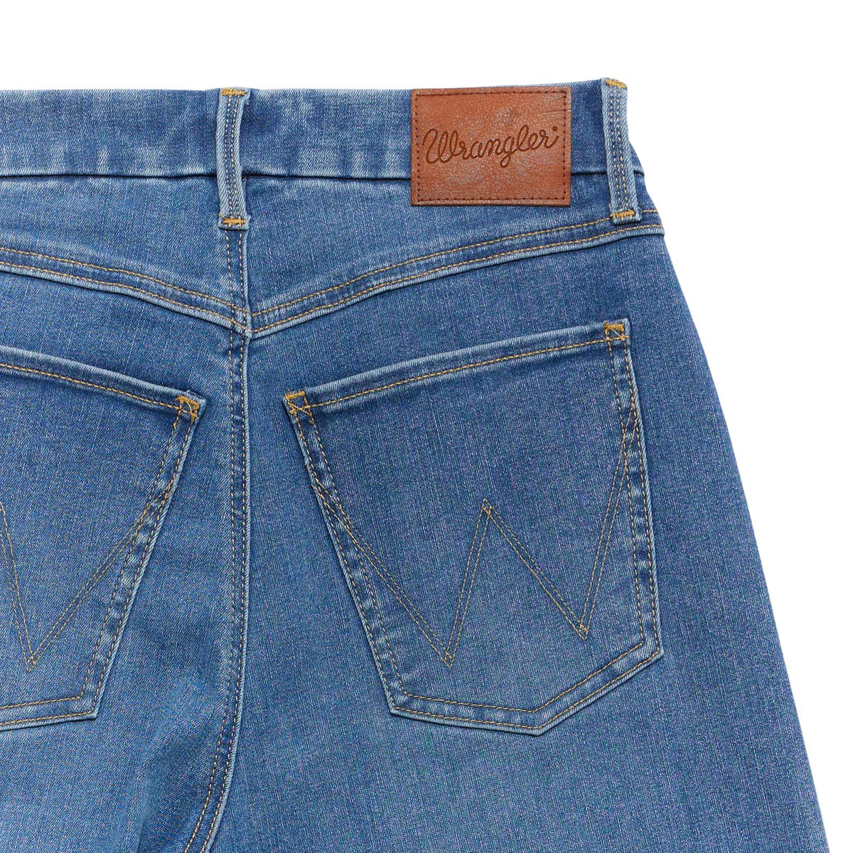 Wrangler Women's Bespoke High Rise Wide Leg Cropped Jean in Miranda