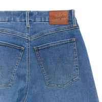 Wrangler Women's Bespoke High Rise Wide Leg Cropped Jean in Miranda