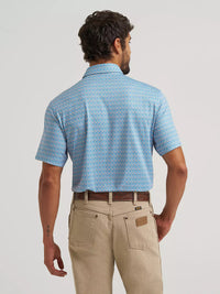 Wrangler ATG Men's Performance Polo Shirt in Papaya Punch