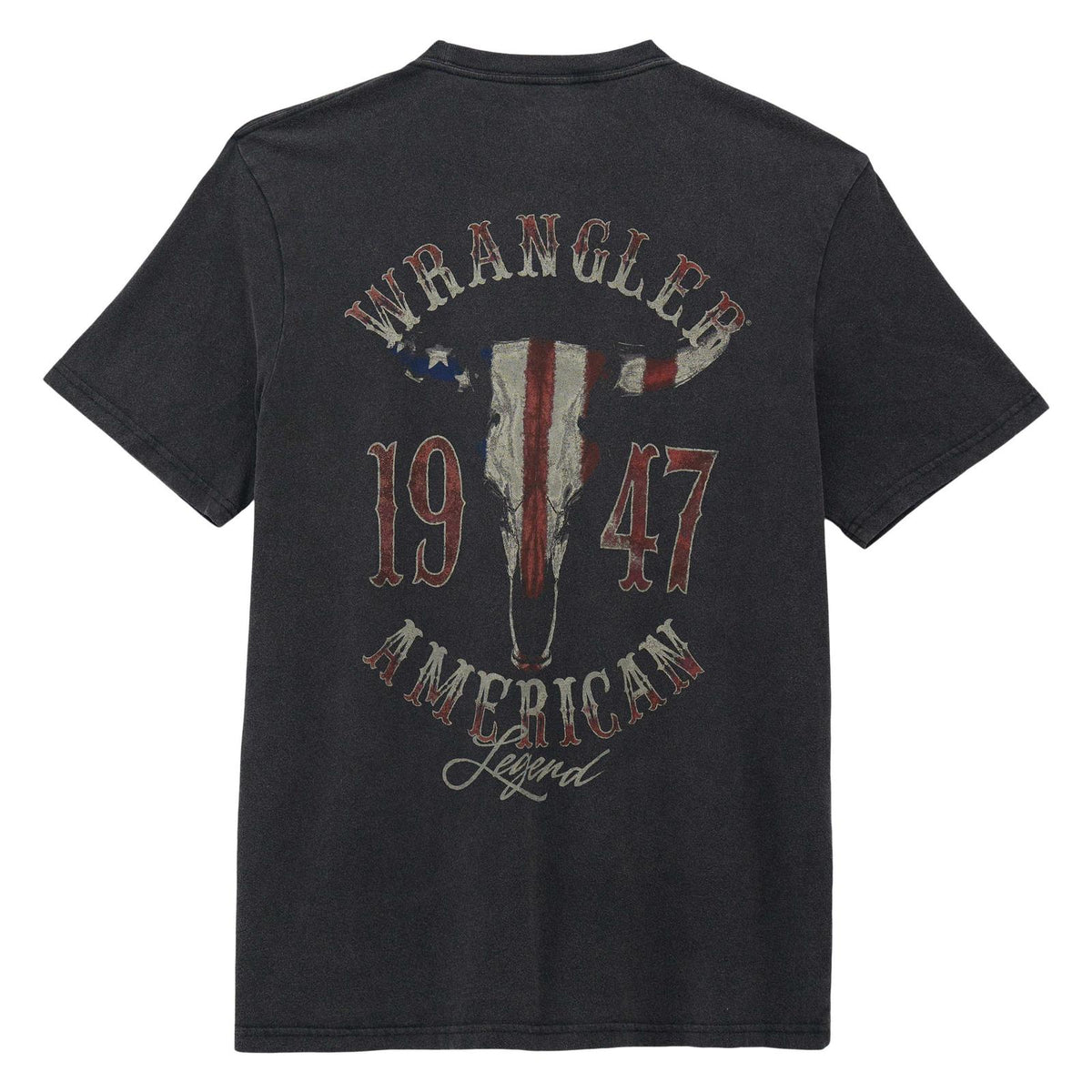 Wrangler Men's American Legend Graphic T-Shirt in Jet Black