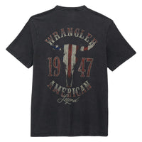 Wrangler Men's American Legend Graphic T-Shirt in Jet Black