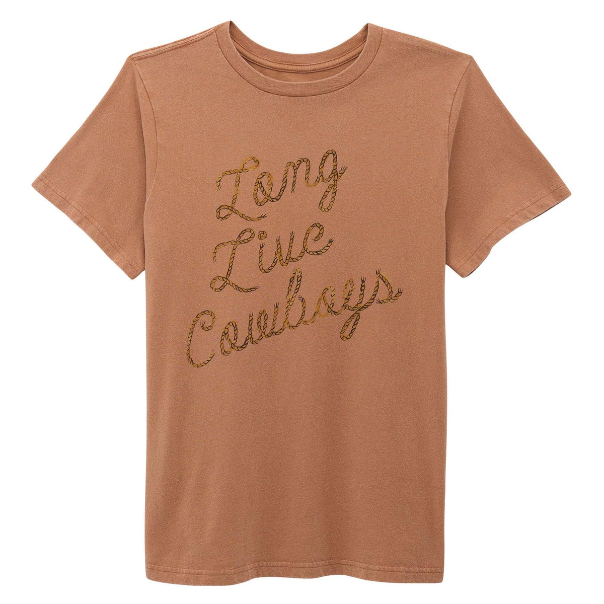 Wrangler Retro Women's S/S Long Live Cowboy Graphic Tee in Rawhide