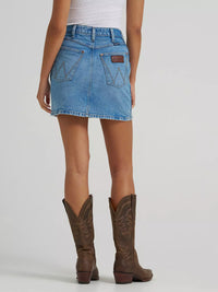 Wrangler Women's Retro Bailey Denim Skirt in Mikayla