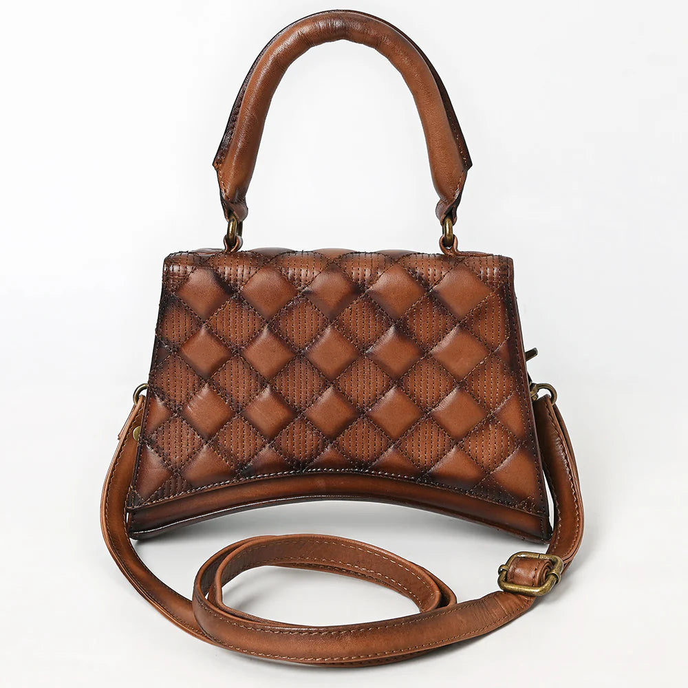 American Darling Mini Genuine Leather Western Quilted Handbag