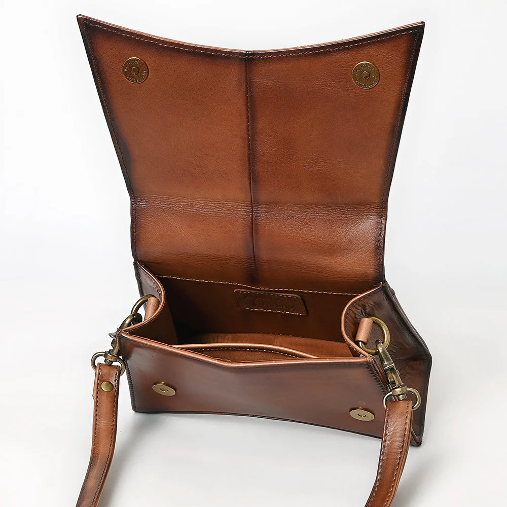 American Darling Mini Genuine Leather Western Quilted Handbag