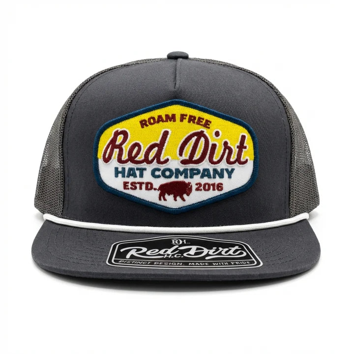 Red Dirt Hat Co. Old Timer Hat in Charcoal