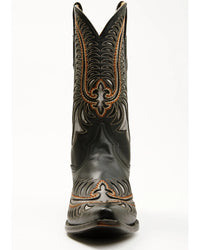 Corral Men's Cross & Wing Inlay Snip Toe Boots in Black