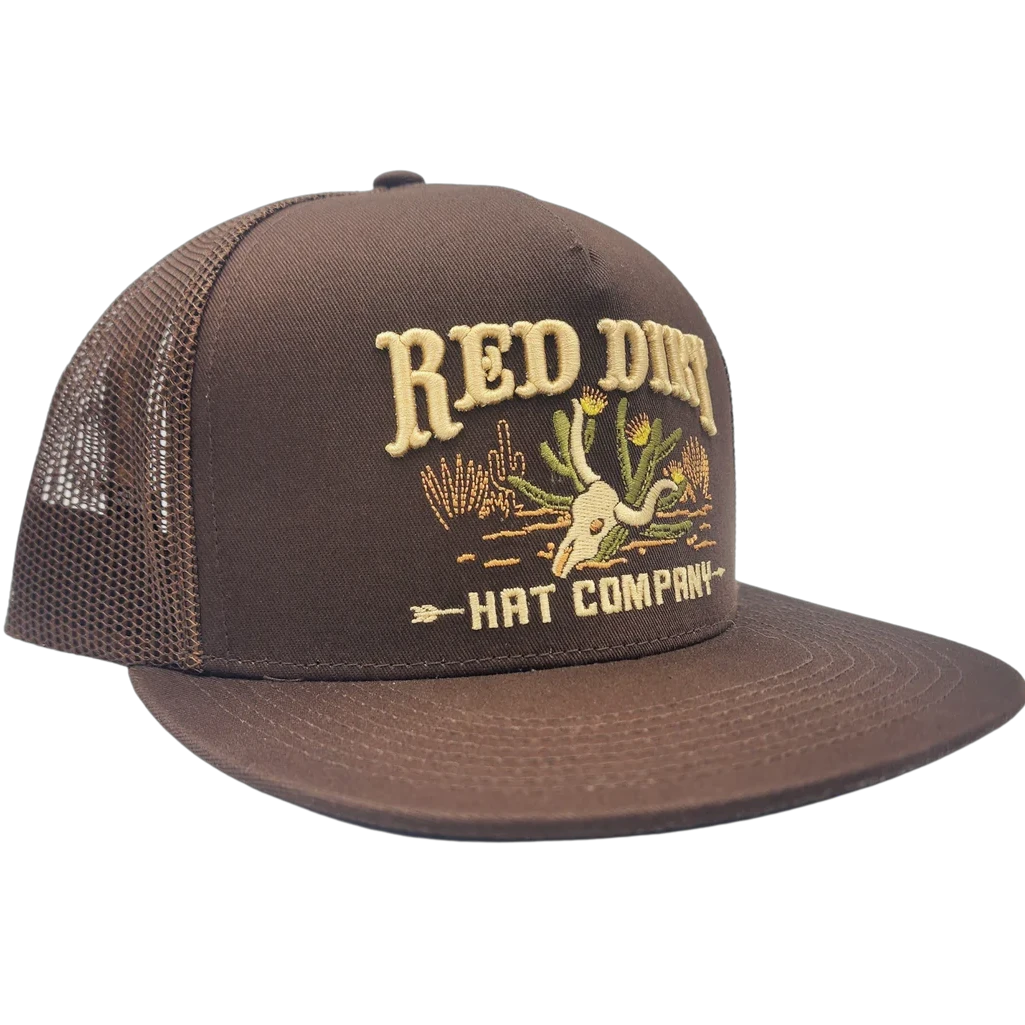 Red Dirt Hat Co. "Salty Desert" Hat in Brown/Brown