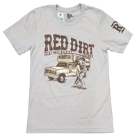 Red Dirt Hat Co. "Rodeo Ready" T-Shirt in Heather Tan