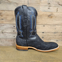 Cowtown Men's 11" Black Elephant Square Toe Boot