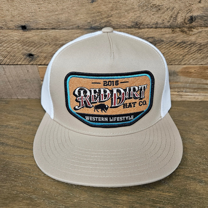 Red Dirt Hat Co. "The Lifestyle" Hat in Khaki/White