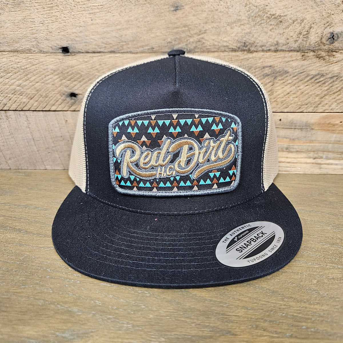 Red Dirt Hat Co. "Gambler" Hat in Black/Khaki