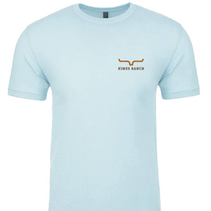 Kimes Ranch Long Live T-Shirt in Light Blue