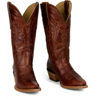 Tony Lama Women's Val 12" Western Boot in Brown
