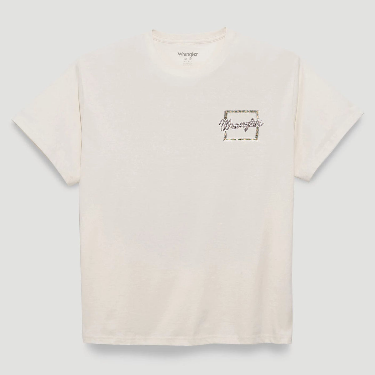 Wrangler Retro Women's S/S Wild Free Graphic Tee in Egret
