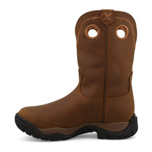 Twisted X Women's 9" All Around Work Boot in Distressed Saddle