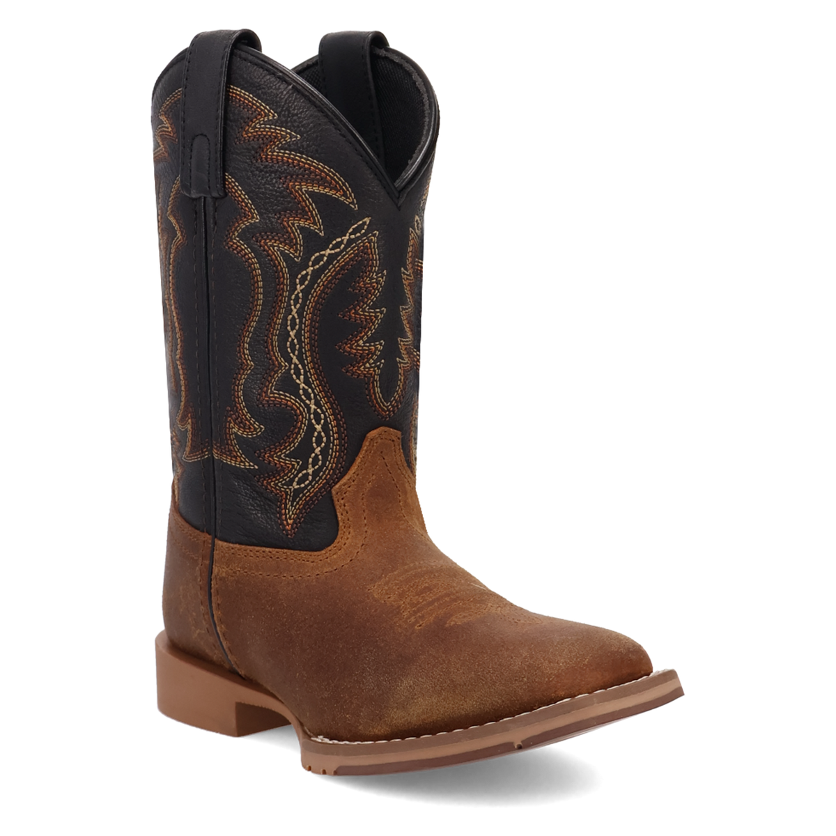 Dan Post Kid's Beasley Leather Boot in Tan/Black