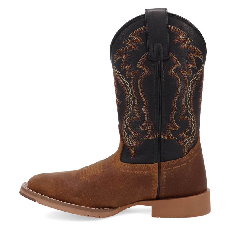 Dan Post Kid's Beasley Leather Boot in Tan/Black