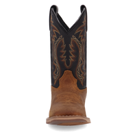 Dan Post Kid's Beasley Leather Boot in Tan/Black