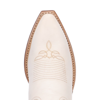 Laredo Women's Serenade Snip Toe Leather Boot in White