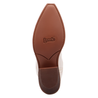 Laredo Women's Serenade Snip Toe Leather Boot in White