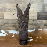 Circle G Men's Carunga Square Toe Western Boot in Chocolate
