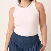 Women's Plus Size Ribbed Knit Tank (Three Colors)