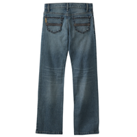 Cinch Boys Relaxed Fit Bootcut Jeans in Medium Stonewash