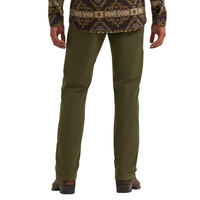 Wrangler Men's All Terrain Gear Techno Knit 5 Pocket Pant in Olive Night