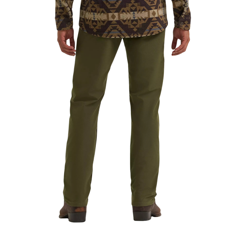 Wrangler ATG Men's Techno Knit 5 Pocket Pant in Olive Night