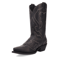 Laredo Men's Squire Snip Toe Western Boot in Black