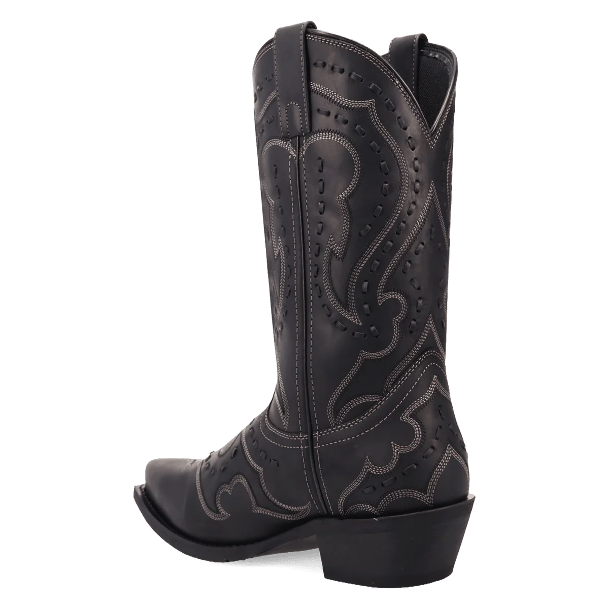Laredo Men's Squire Snip Toe Western Boot in Black