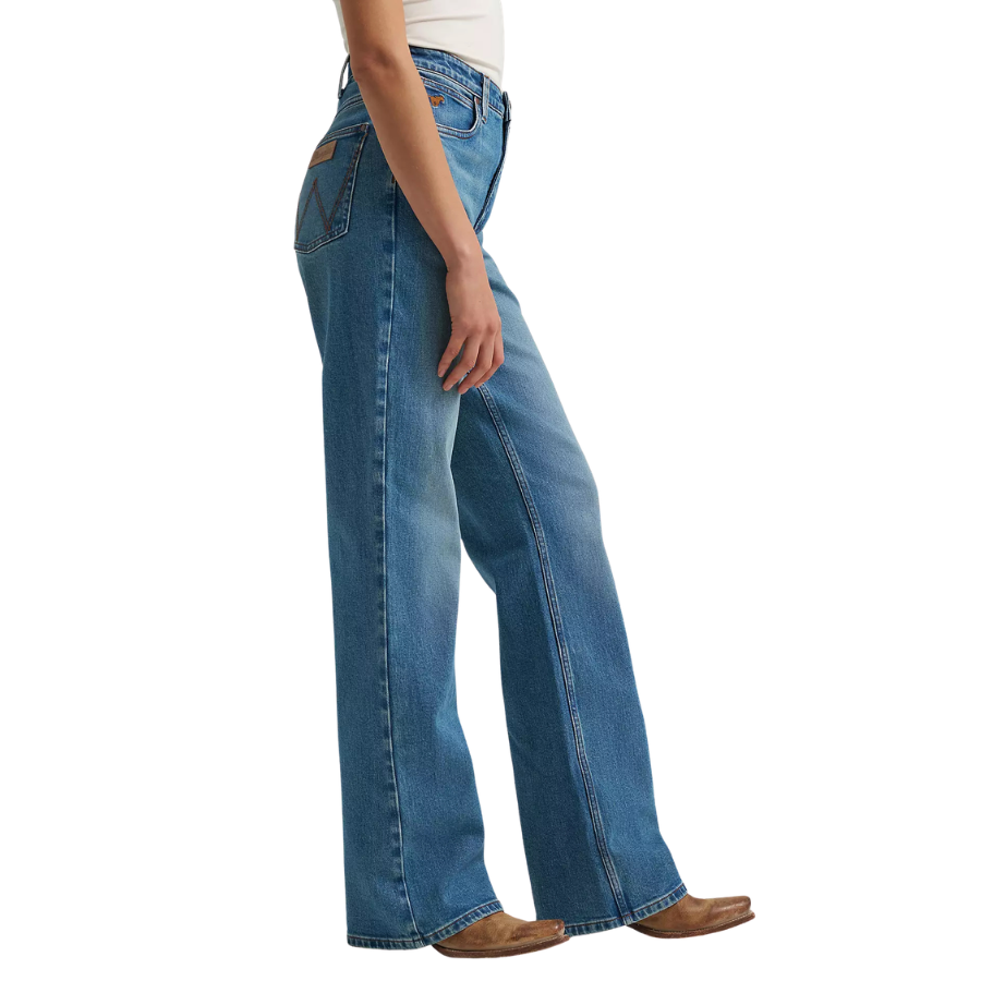 Wrangler Women's Ultimate Riding Jean High Rise Skylar Relaxed Bootcut in Ryan