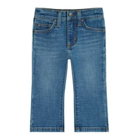 Wrangler Baby & Toddler Girl's W Stitched Bootcut Jean in Denim