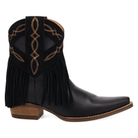 Dingo Women's Last Ride Leather Bootie in Black