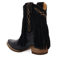 Dingo Women's Last Ride Leather Bootie in Black